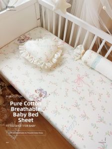 ZHISHAN | Cotton Baby Crib Sheet Customizable
