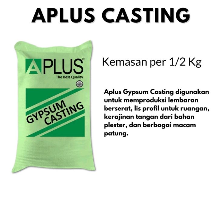 APlus Plaster Casting A Plus Cetak List Plafon Kemasan Eceran