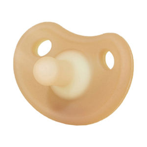 Hamshmoc Baby Pacifier Breast-Like Ergonomic Design One-Piece Molded Heat-Resistant For Infants 0-24 Months