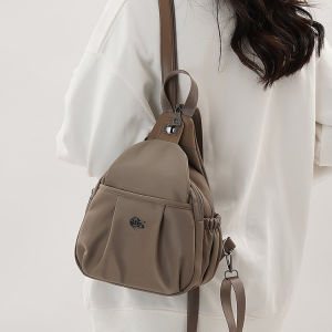 New Womens Large Capacity Chest Bag Travel Backpack Commuter Single Shoulder Crossbody Bag Lightweight Waterproof Backpack