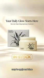 SG Ready Stock Rice Jam Mask | Hydrating Brightening Mask for Dull & Dry Skin