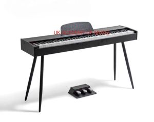 UK Exam Grade / Master Grade 88 Keys Piano Hammer Action Fully Weighted Keys and Free 3 Pedals + 4 Legs Stand