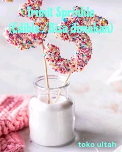 (50gr) Springkle Trimit Edible Topper Hiasan Kue Ulang Tahun (Bisa Dimakan)