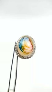 Natural Cincin Batu Akik Rubah Pelangi All Variant