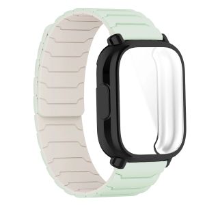 Silicone strap+case for Xiaomi Redmi watch 5 Active/5Lite Magnetic Band full cover Bumper for Redmi band 5 Lite Shell Bracelet