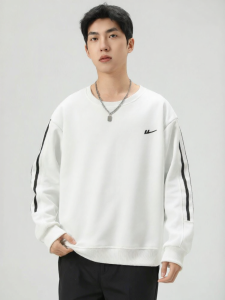Warrior | Mens Spring Autumn Round Neck Heavyweight Long Sleeve Couple Hoodie