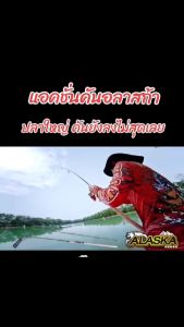 คันALASKA(อลาสก้า) ลายตุ๊กแก เวท 20-40LB. คัน2ท่อน (ของแท้)