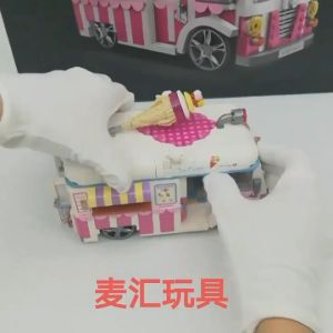 ของเล่น ของสะสม ตัวต่อ รถขายไอศครีม จำนวน 1244 ชิ้น_LOZ 1112