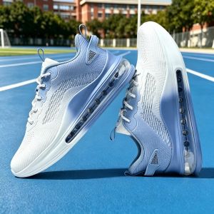 CVPAJ | White Breathable Full Palm Air Cushion Running Shoes