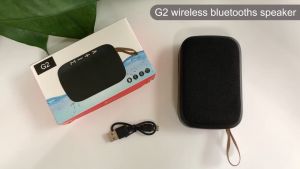 ลำโพงบลูทูธ G2 ลำโพงไร้สายกลางแจ้งแบบพกพา ซับวูฟเฟอร์เบสสเตอริโอ 9D เครื่องเล่นเพลง ลำโพงผ้าสร้างสรรค์ รองรับ USB การ์ด microSD เบสส์ Bluetooth Speaker Portable Outdoor Wireless Speaker 9D สตรีผู้ที่สุดสำหรับสั้นตัวเพลง รูปลักษณ์ใหญ่ มุ่งหูฟินได้แยกตามความต้องการ คุณภาพสร้างสรรค์ และเครื่