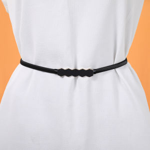 สายรัดเอวยางยืดสไตล์เกาหลีสำหรับผู้หญิงชุดเดรสรัดเอวยางยืดสีทองสีดำสำหรับฤดูร้อนเดรสรัดเอวโลหะแมทช์ลุคง่าย