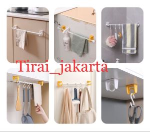 Bracket Tiang gorden fleksibel bracket kolong dapur bracket gantung tiang gorden