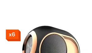 X6 Bluetooth 5.0 Portable Wireless Loudspeakers For Phone PC Waterproof Outdoor Stereo Music Support TF AUX USB FM Speaker