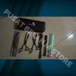 READY KNIFEZER Gunting Rambut 6 Inch Set lengkap profesional salon Barber Hairdressing 2 PCS 440C