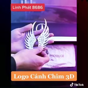 Logo Cánh Chim Đại Bàng Logo Dán Xe Ô Tô Hình Cánh Chim Logo Tạo Điểm Nhấn Cho Xe Hơi