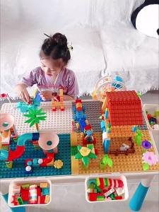 FUZAO | Educational Large-Block Building Table for Boys and Girls 3-6 Years Old