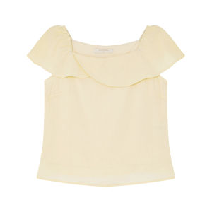 XXNING | Áo Blouse Chiffon Elegance Cổ Vuông Pháp