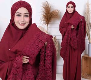 MUKENA SITI KHADIJAH WANITA DEWASA JUMBO KEKINIAN TERMURAH TERLARIS TERPERCAYA COD