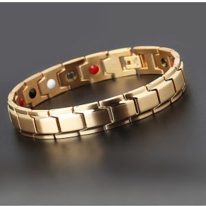 Healthy Magnetic Bracelet for Men Power Magnets Magnetic Bracelets 3 in 1 Health Energy Bangle Men