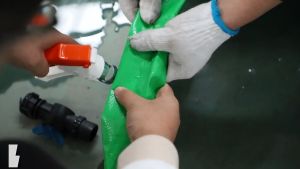 (10ชุด)วาล์วเทปน้ำพุ่งขนาด 25/28/32มม.ชุดวาล์วเทปน้ำพุ่ง ใช้สำหรับสายส่ง พร้อมตัวล็อคสายยาง