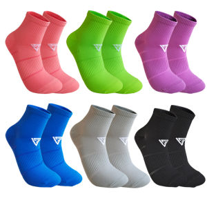 Man Nylon Athletic Sport Socks Sweat-Absorbing Breathable Compression Outdoor Bike Run Badminton Tennis Fitness Short Crew Socks