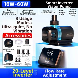 CHONGXIAOSHUAI | Silent Fish Tank Pump Aquarium Filter Submersible Water Change Pump