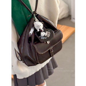 Retro Underarm Womens Backpack Large Capacity Commuter Tote Bag Double Shoulder Bag Multi-Functional Fall Winter New Arrival