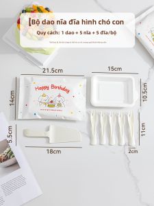 MEIDI | Bộ Dụng Cụ Ăn Bánh Một Lần Sử Dụng Chất Lượng Thực Phẩm