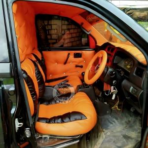 Cover seat full interior dalam mobil semua type pikUp model sofa variasi mutiara