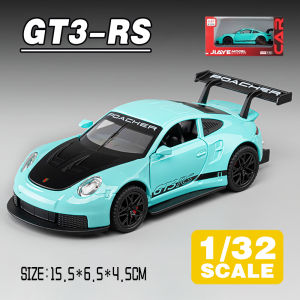 LEO 1:32 Porsche 911 GT3 RS Diecast Model Car Alloy Cars Toys Collection Gift For Kids Boy Girl