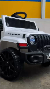 Kids Ride On Jeep Rechargeable Electric Extra Large 2-Seater Off Road Toy Car with Remote Control and with Music Horn