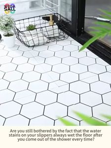 Bathroom anti-slip foot mat simple household floor mat diatom ooze floor mat for bathroom water-absorbent and dirt-resistant floor mat.