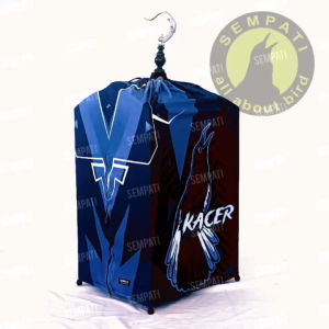 SEMPATI GROSIR Krodong Kerodong Kotak Full Printing Isi 5 Pcs Krodong Single Layer Bahan Lotto Super No 2 Kain Cover Penutup Sangkar Kandang Kotak Burung Kenari Kacer