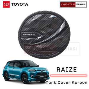 Tank Cover Karbon Toyota Raize 2022 2024 Tutup Tangki Cover Bensin Carbon