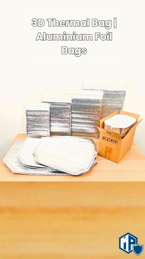 MillionParcel Aluminium Foil Bag | Thermal Bag | Cooler Insulated Bag | Food Delivery Bag | Foam Box