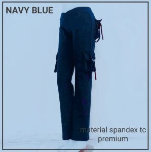 (PDL) CELANA PANJANG PDL KARGO KANTONG 4/BAWAHAN OLAH RAGA WANITA/BAJU SENAM MURAH