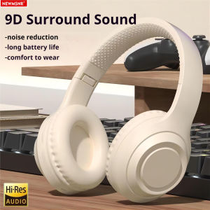 Newmsnr | 9D Surround Bass Headsets Wireless Bluetooth 5.3 Headphones Over Ear Noise Reduction Sports Gaming Earphone with HD Mic Handfree
