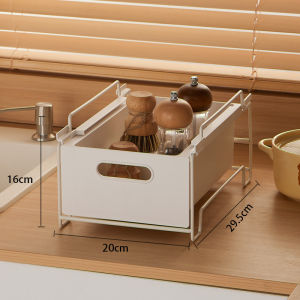 Drawer Type Corner Cabinet Organizer Storage Basket
