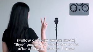 PHONEBOX Q185 Face Tracking Gimbal 1.8M Selfie Stick Tripod with Bluetooth Remote 360° Rotation Anti-Shake Stand Compatible IOS/Android/ for Video Vlogging