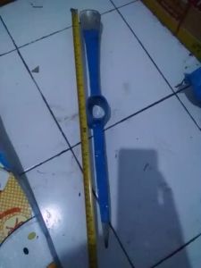 ganco ciut baja tebal polos blencong baja asli lenggis ciut Alat Menggali Tanah Padas panjang 55