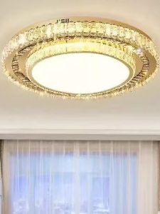 DENGGUANGYE | Luxury Round Crystal Ceiling Light