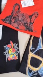 Kaos Pria Dewasa Bahan Katun Adem Tebal Terbaru 2024 Peach