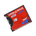 TISHRIC WiFi SD ถึง CF การ์ดอะแดปเตอร์ MMC SDHC SDXC มาตรฐาน Compact Flash Type I Card Converter UDMA Card Reader สําหรับกล้อง. 