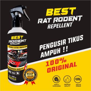 PENGUSIR TIKUS- BEST RODENT REPELLENT CAIRAN PENGUSIR TIKUS BAHAN ALAMI ANTI RAT 250ML BONUS SARUNG TANGAN