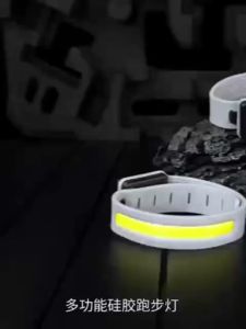 COB LED Armband Light Sport Night Running Warning Arm Leg Wristband Light Type-C Rechargeable