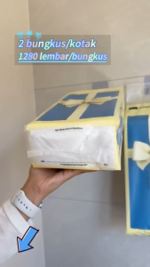 【Buy 2 Free 4】Botare Tissue Hanging Tissue Paper Cute Bow Facial Tissue 4-Ply 960 Sheets 155x175mm Per Pack，Air-Cushion Soft Toliet Paper