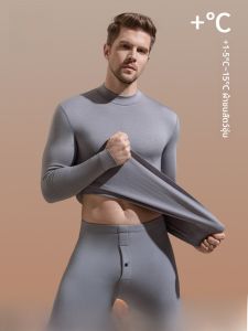 MiiOW | เสื้อชั้นในกันหนาวแบบหนาสำหรับผู้ชาย ฤดูใบไม้ร่วง 2025 ของ MiiOW Catman เสื้อชั้นในแบบมีฮู้ดแบบลำลอง ความยาวปกติ