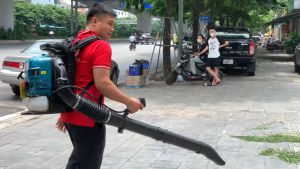 Máy thổi lá loại nào dễ sử dụng nhất máy thổi lá Kawasaki TK65