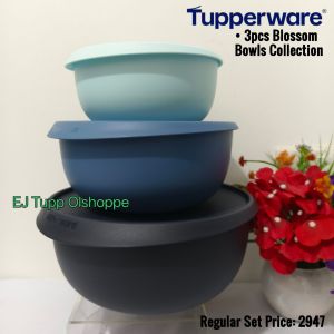 Original Tupperware 3PCS Blossom Bowls Collection