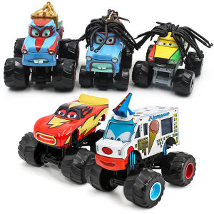 Takara Tomy | Cars Toys Monster Truck Tormentor Mater Frightening McMean Lightning McQueen I-Screamer Wrestler Model Childrens Toy Car